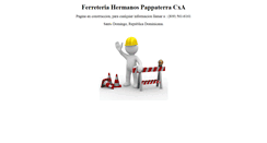Desktop Screenshot of ferreteriapappaterra.com